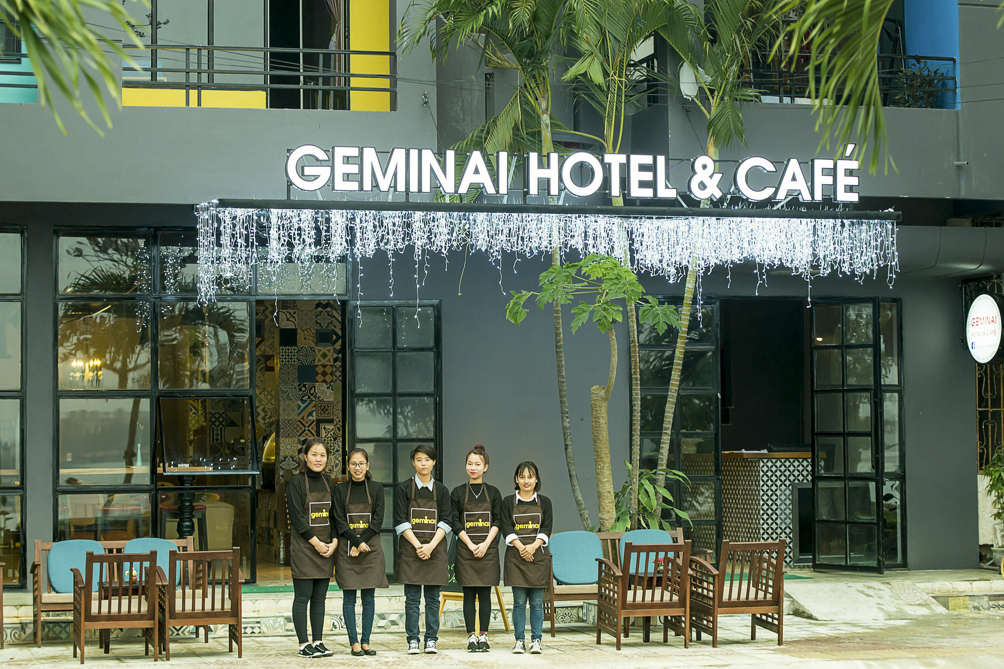 Geminai Hotel&Café Dong Hoi Exterior foto